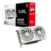 תמונה של כרטיס מסך לבן ASUS Dual Radeon RX 9060 XT 16GB GDDR6 White Edition