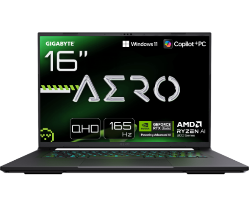 תמונה של מחשב נייד GIGABYTE AERO X16 2WH R9 HX370 32GB DDR5 1TB 5070 WIN11