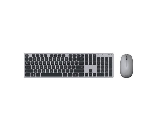 תמונה של סט מקלדת ועכבר אלחוטי ASUS W5000 Copilot Grey
