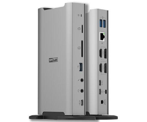 תמונה של תחנת עגינה ST-LAB U-2630 USB 10G HDMI+DP DUAL 4K 100W DP Type-C