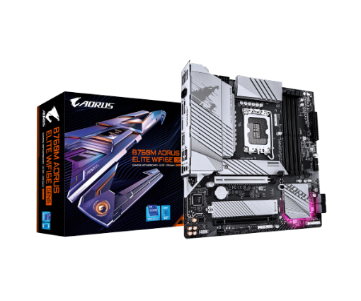 תמונה של לוח Gigabyte B760M AORUS ELITE WIFI 6E GEN 5 mATX BT