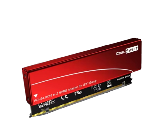 Picture of כרטיס הרחבה PCIe x16 to M.2 Adapter w/HS Support 2280 M.2