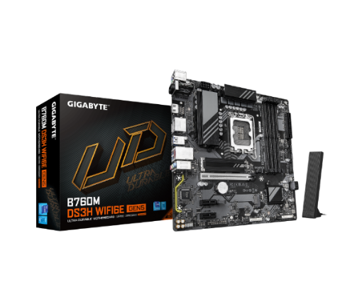 תמונה של לוח אם Gigabyte B760M DS3H WF6E GEN5 Micro-Atx DDR5