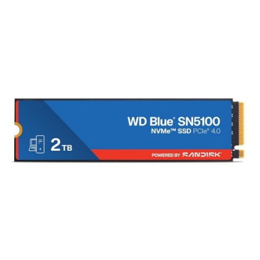 תמונה של דיסק פנימי WD BLUE SN5100 2TB Gen4.0 Up to 7100MB/S Read 2280