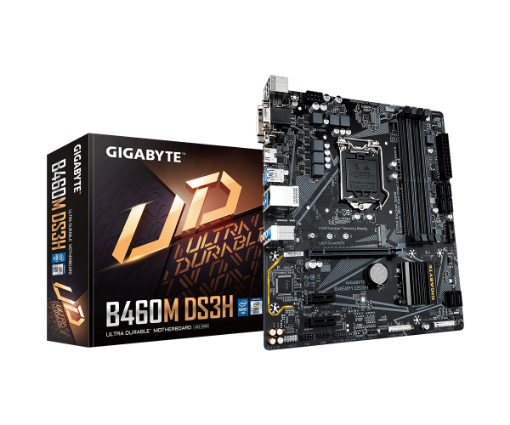 תמונה של לוח אם מתוקן למעבדי אינטל דור 10 GIGABYTE B460M DS3H
