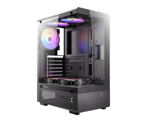 תמונה של מארז Antec VCX300 ARGB Black Mid-Tower ATX 5x120mm Fans include