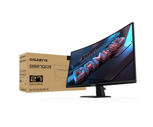 תמונה של מסך קעור Gigabyte GS27QCA VA 180hz QHD HDR Ready AMD FreeSync