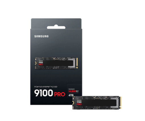 תמונה של דיסק פנימי Samsung 9100 PRO 4TB Gen5 M.2 NVME 2.0 14800/13400 RW