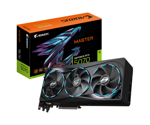 תמונה של כ.מסך GIGABYTE AORUS GeForce RTX 5070 MASTER 12G