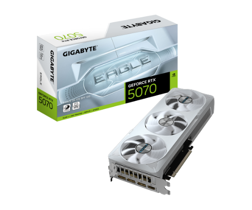 תמונה של כ.מסך GIGABYTE GeForce RTX 5070 EAGLE OC ICE SFF 12G