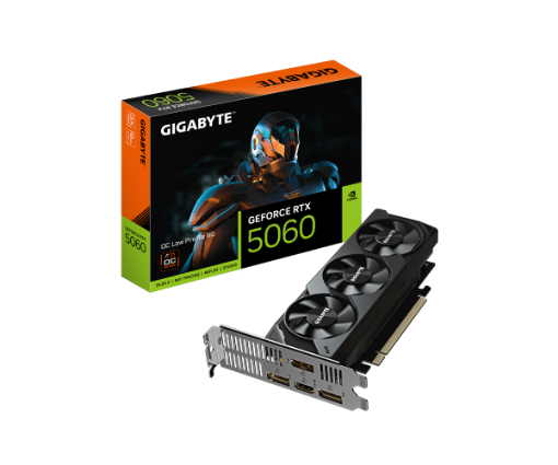 תמונה של כרטיס מסך Gigabyte GeForce RTX 5060 OC Low Profile 8GB