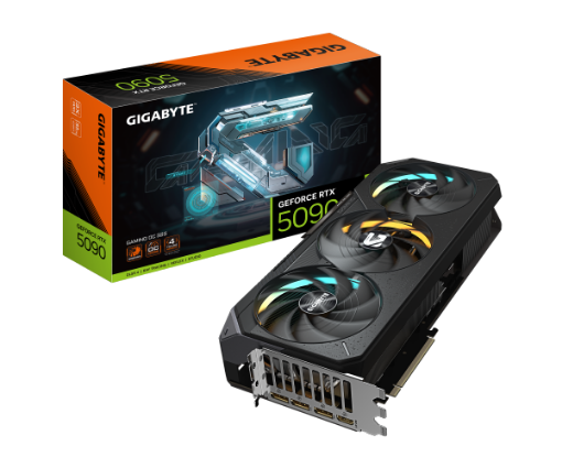 תמונה של כרטיס מסך Gigabyte GeForce RTX 5090 GAMING OC 32G