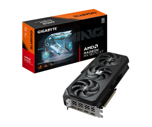 תמונה של כרטיס מסך Gigabyte RX9070 XT Gaming OC 16GB PCI-E 5.0