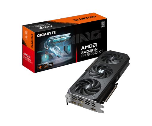 תמונה של כרטיס מסך Gigabyte Radeon RX 9060 XT GAMING OC 8GB