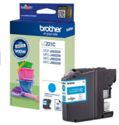 תמונה של מילוי ציאן ברדר LC221-C  MFC-J480