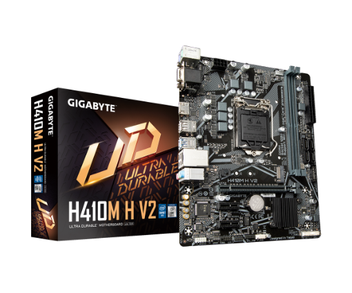 תמונה של לוח אם אינטל דור 10 Gigabyte H410M H V3 2.0 Micro-ATX LGA1200