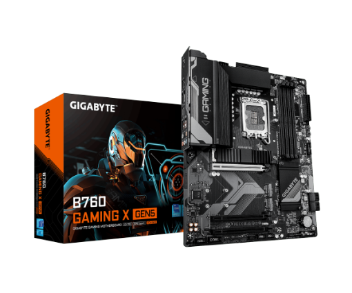 תמונה של לוח למעבדי אינטל Gigabyte B760 Gaming X Gen5 DDR5 ATX LGA1700