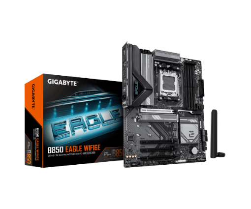 תמונה של לוח אם GIGABYTE B850 EAGLE WIFI6E DDR5 AM5 BT