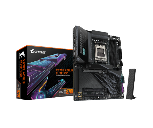 תמונה של לוח אם Gigabyte X870E AORUS ELITE X3D DDR5 AM5 ATX WIFI7