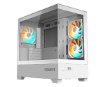 תמונה של מארז לבן GIGABYTE C201 PANORAMIC ICE Micro-ATX 3XARGB Fans