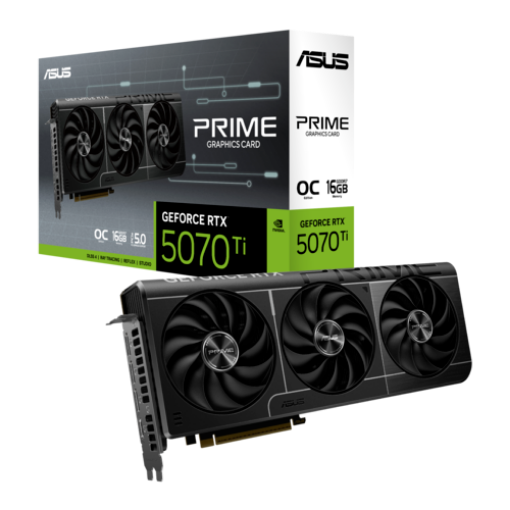 תמונה של כרטיס מסך כרטיס מסך Asus Prime RTX 5070 Ti 16GB GDDR7 OC Edition