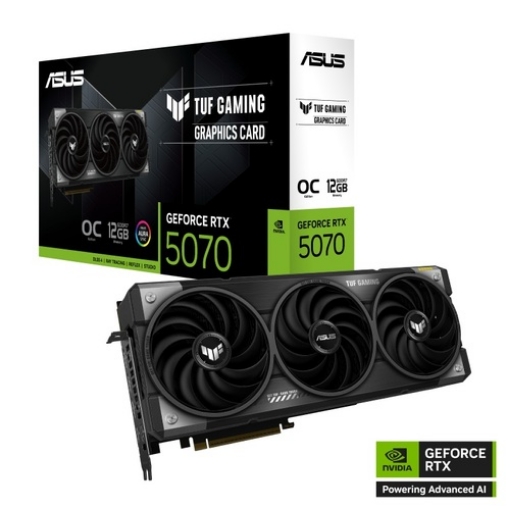 תמונה של כרטיס מסך Asus TUF Gaming GeForce RTX 5070 12GB GDDR7 OC Edition