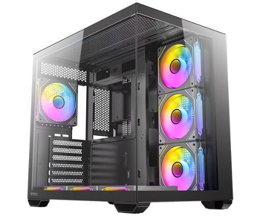 תמונה של מארז Antec CX Mirror Black Mini-Tower Gaming Case 7X120mm ARGB