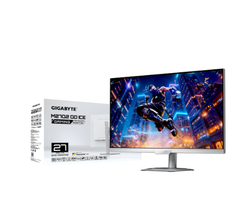 תמונה של מסך גיימינג לבן Gigabyte M27Q2 ICE 27 Inch 2K SS IPS 1Ms 200Hz