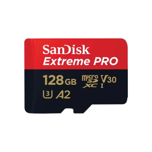 תמונה של כרטיס זיכרון SanDisk Extreme Pro A2 microSDXC 4K - בנפח 128G - DJI ISRAEL