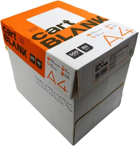 תמונה של נייר צילום 80גרם A4 ‏CART BLANK מארז הכולל  5 יחידות  נייר צילום לבן בעובי 80 גרם