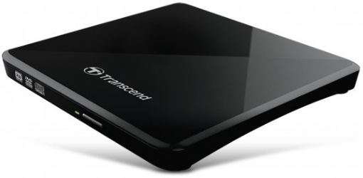 תמונה של צורב חיצוני Transcend Super Slim Portable DVD±RW x8 USB 2.0 TS8XDVDS-K - צבע שחור