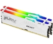 תמונה של ז.לבן לנייח DDR5 32GB 2x16GB 6400Mhz C32  Kingston Fury Beast RGB