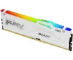 תמונה של ז.לבן לנייח DDR5 32GB 2x16GB 6400Mhz C32  Kingston Fury Beast RGB