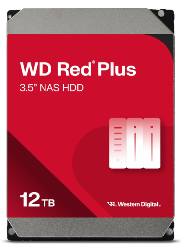 תמונה של דיסק קשיח פנימי 3.5 Western Digital 12TB HDD Red Plus 512MB Cache