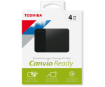 תמונה של דיסק חיצוני TOSHIBA Canvio Ready 4TB 2.5 USB 3.2