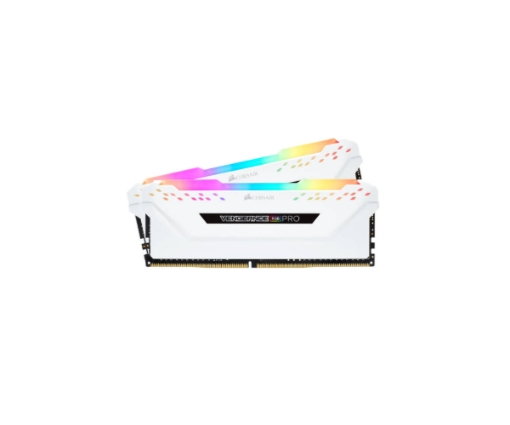 תמונה של זיכרון לנייח CORSAIR VENGEANCE RGB PRO 16GB 2x8GB DDR4 DRAM WHITE