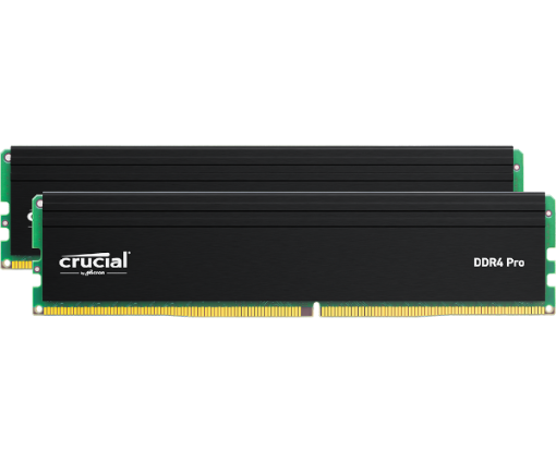 תמונה של זכרון לנייח Kit 2X16GB 3200Mhz C22  Crucial Pro DDR4 32GB
