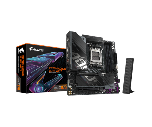 תמונה של לוח אם Gigabyte X870M A ELITE WF7 ATX AM5 DDR5 X3D PCIE5.0
