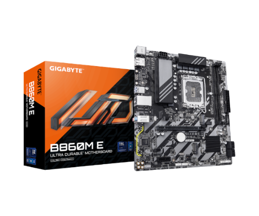 תמונה של לוח אם Gigabyte B860M E DDR5 LGA1851 Micro-Atx