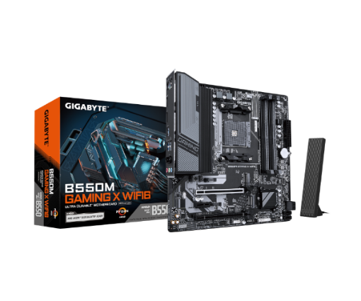 תמונה של לוח Gigabyte B550M GAMING X WIFI6 AM4 DDR4 Micro-ATX