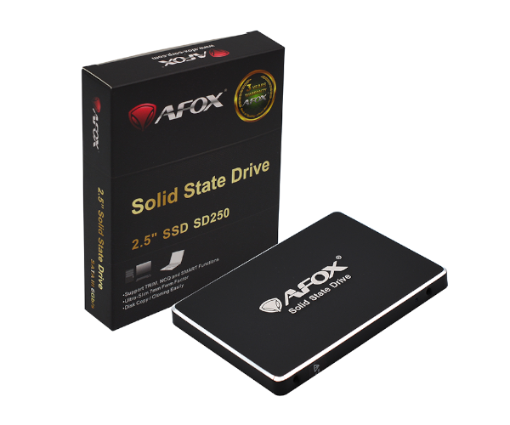 תמונה של דיסק פנימי AFOX SD250 256GB SATAIII 2.5 3D NAND 550/450RW