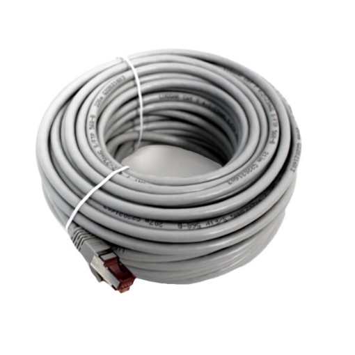 תמונה של כבל רשת מגשר LUGGAR CAT7 20m Grey