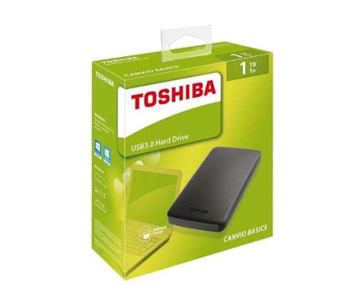 תמונה של דיסק חיצוני TOSHIBA Canvio Basics 1TB 2.5 USB 3.2