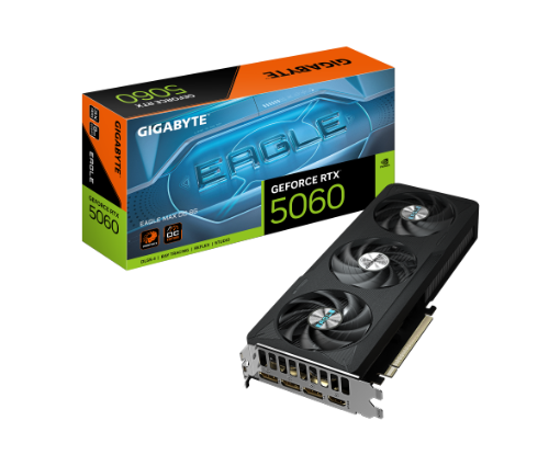 תמונה של כרטיס מסך Gigabyte RTX 5060 Eagle Max OC 8GB