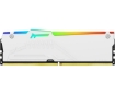 תמונה של זכרון לנייח לבן Kingston Fury Beast RGB 32GB 2X16 DDR5 6000Mhz C3