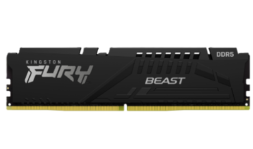 תמונה של זכרון לנייח Kingston Fury Beast 32GB DDR5 6800Mhz C34