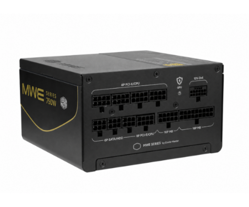 תמונה של ספק כוח מודולרי Cooler Master MWE Gold V4 750W 80 Plus Gold