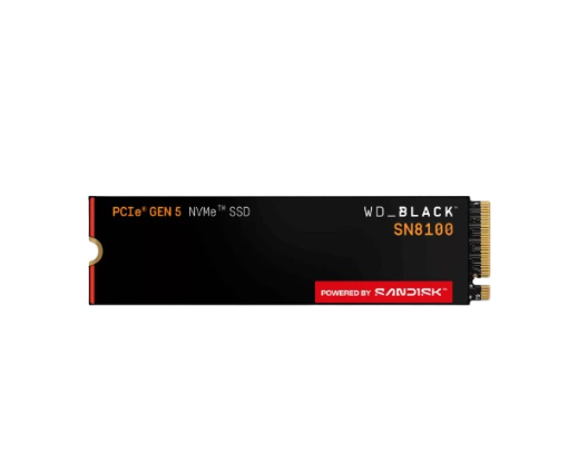 תמונה של דיסק פנימי WD Black SN8100 1TB NVMe PCIe 5.0 M2 2280