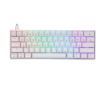 תמונה של מקלדת גיימינג אופטו־מכנית לבנה SKYLOONG GK61 RGB Glacier Yellow