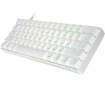 תמונה של מקלדת גיימינג אופטו־מכנית לבנה SKYLOONG GK61 RGB Glacier Yellow